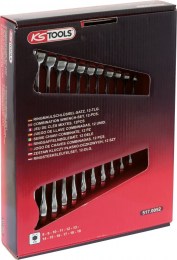 Juego de llaves combinadas CLASSIC con desplazamiento KS Tools